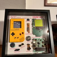 Quadro 3D realizzato a mano game boy color