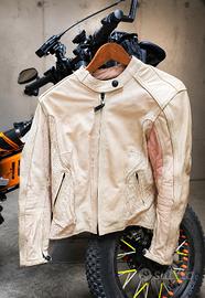 Giacca Moto Donna Frank Thomas in Vera Pelle Micro