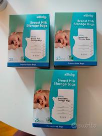 Sacchetti per latte materno