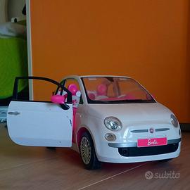 TRATTABILE Fiat 500 BARBIE bianca con interni rosa