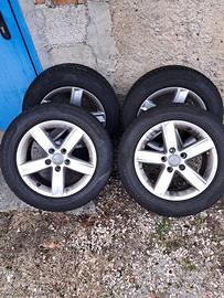 Gomme invernali Pirelli + cerchi Audi originali