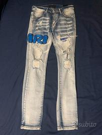 Jeans Amiri Strappati e Rifiniti - Nuovo S