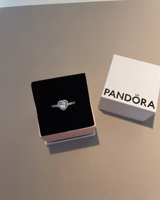 Anello Pandora Cuore in Rilievo Originale
