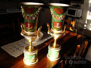 Coppia vasi porcellana