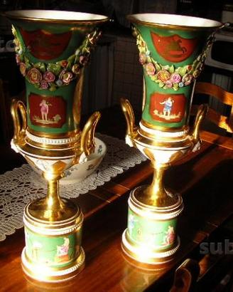 Coppia vasi porcellana