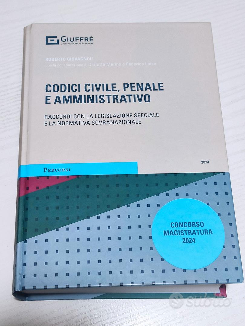 Codice civile, penale, amministrativo 2024 - Libri e Riviste In vendita a  Potenza
