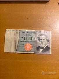 Banconota da millelire 1969