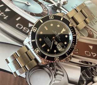 Rolex Submariner data ref 16610 acciaio