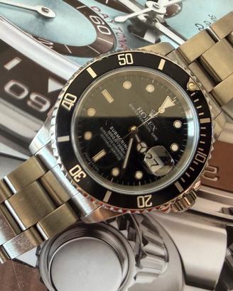 Rolex Submariner data ref 16610 acciaio