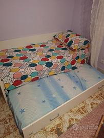Letto singolo+lettino estraibile