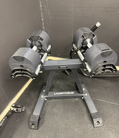 Manubri regolabili 2-32 + Rastrelliera Lacertosus