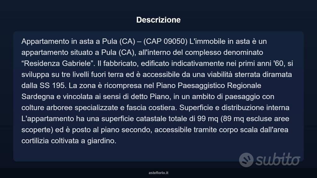 Appartamento – Pula, Foxi 'e Sali - Vista 4
