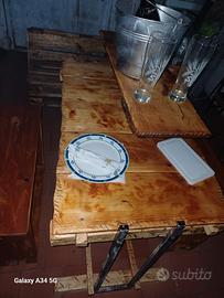  tavolo più panche come da foto 