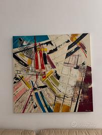 Quadro tela colorato