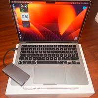 Apple MacBook Air M2 & HUB SATECHI V2