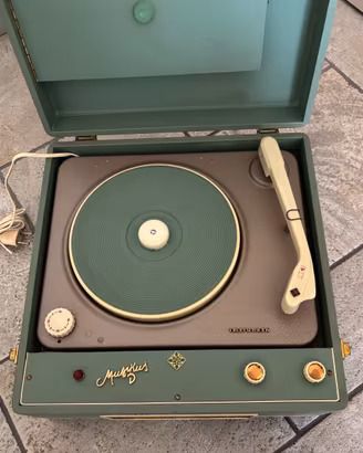 Giradischi Fonovaligia Vintage Telefunken Musikus