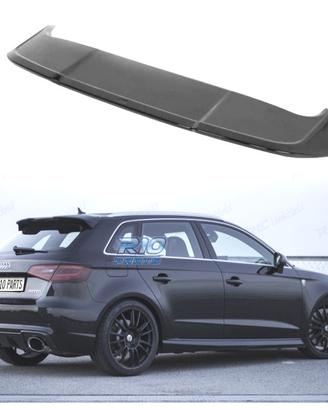AGGIUNTA SPOILER AUDI A3 SPORTBACK 12-20 NERO LUCI