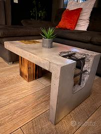 Tavolino  salotto industrial - linea Anima