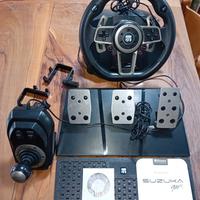 suzuka racing well 900 volante + cambio + pedalier