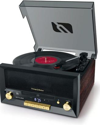 Muse MT 112 B Giradischi con USB AUX IN CD BT