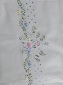 completo lenzuolo matrimoniale ricamato 