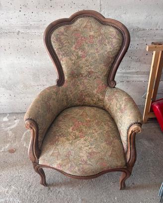 Poltrona antica stile napoleone XVI