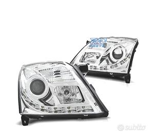 FARI OPEL VECTRA C 02-05 LUCE DIURNA FONDO CROMATO