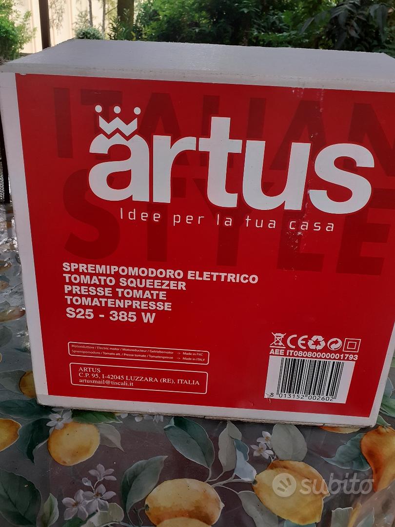 Passapomodoro elettrico artus s25 385w - 385w