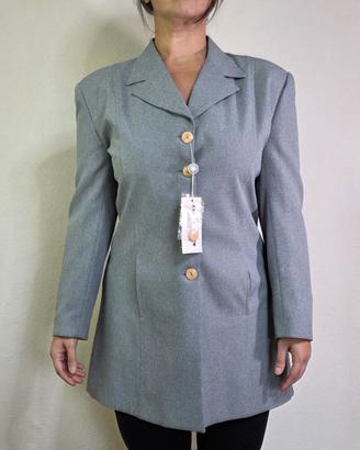 Blazer donna grigio Made in Italy-50-Marie Claire