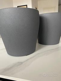 Coppia di Portavasi Persillade Grigio