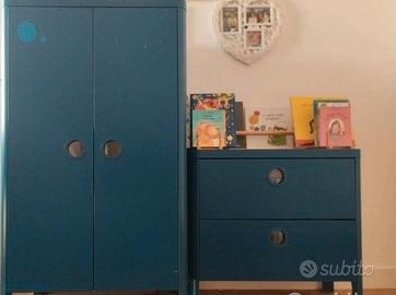 Armadio e cassettiera Ikea per camera bambini