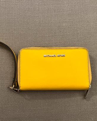 Portafoglio Michael Kors Saffiano Con Polsino