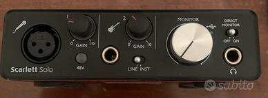Focusrite Scarlett Solo 2nd Gen. - Come Nuova