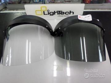 Visiera casco jet ribaltabile fumè / trasparente