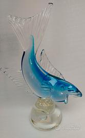 Vetro di Murano:grande pesce  di Alfredo Barbini