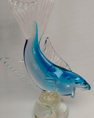 Vetro di Murano:grande pesce  di Alfredo Barbini