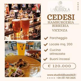 Attività / Licenza di 200 m² con 2 locali a Vicenz