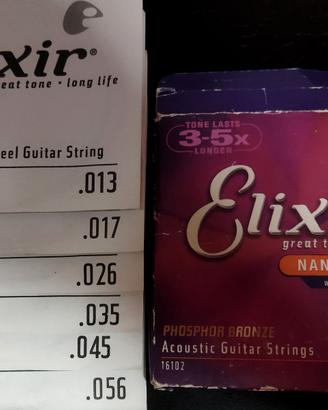 corde Elixir chitarra acustica