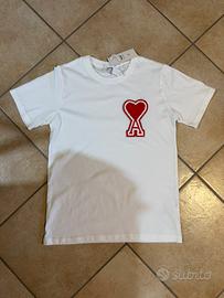 T-shirt Ami Paris bianca
