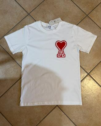 T-shirt Ami Paris bianca