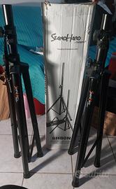 Coppia cavalletti Bespeco SH80N con borsa