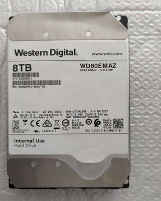 hard disk wd 8tb sata wd80emaz