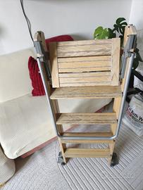 Scala pieghevole legno "La Scaletta" Foppapedretti