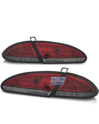 FANALI SEAT LEON 1P 04-09 LED ROSSO AFFUMICATO