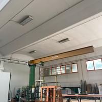 Gru a bandiera su colonna