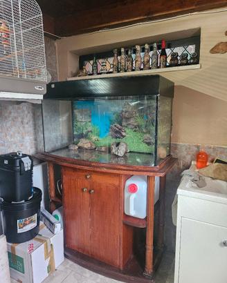 Acquario 300 litri con mobile su misura 