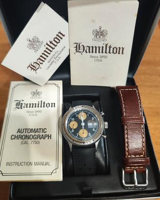 Hamilton cronografo 9446 LL Bean raro 