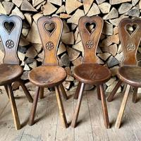 Sedie antiche alta montagna valle varaita