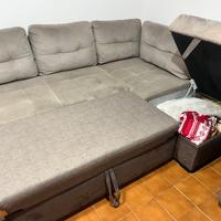 Divano angolare con chaise longue