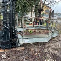 S25 Piattaforma raccolta per escavatore o muletto
